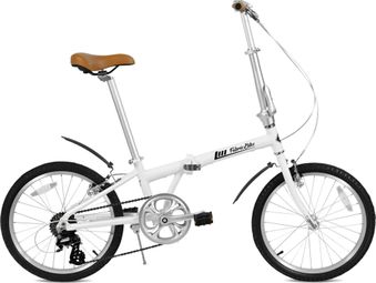 FabricBike Folding - Vélo pliant 20  Matte White 7V (garde-boue)