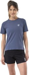 Compressport Performance Jersey met korte mouwen Blauw Dames