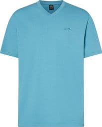 Oakley Heren Relax V-Hals Blauw Korte Mouw T-Shirt