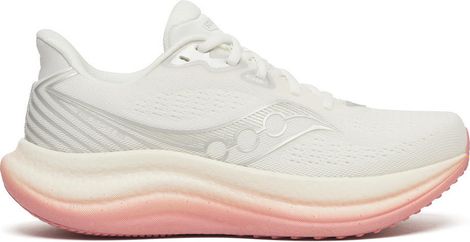 Saucony Triumph 23 hardloopschoenen wit/roze dames