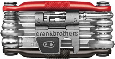 CRANKBROTHERS Multi-Outils M17 17 Fonctions Noir Rouge