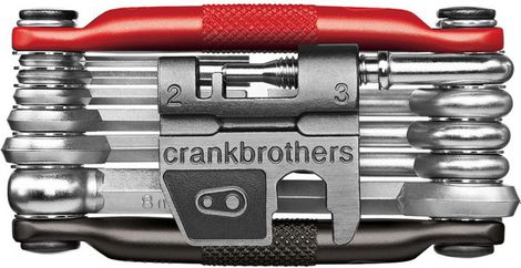 CRANKBROTHERS Multi-Tool M17 17 Functies Zwart Rood