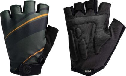 Gants Velo Rogelli Buzz - Homme - Vert militaire/Orange