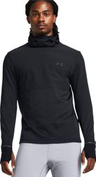 Under Armour Qualifier Cold Thermal Hooded Top Schwarz