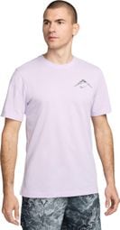 Camiseta de manga corta Nike Dri-Fit Trail Violeta para hombre