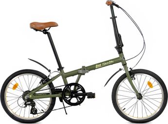 FabricBike Folding - Vélo pliant 20  Cayman Green 7V (garde-boue)