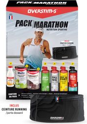 OVERSTIMS MARATHON Pack + Rennnummernband mit 8 Gelschlaufen