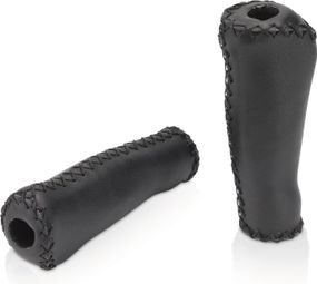 Paire de Grips XLC GR-G11 Rétro 135 mm Noir