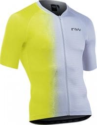 Northwave Blade Short Sleeve Jersey Grijs/Fluorescerend Geel