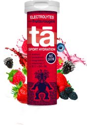 Boisson Electrolytes Tā Energy Caféine Fruits Rouges - 12 pastilles