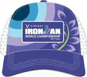 Ironman Wereldkampioenschap Nice 2024 Evenement Hardlopen Trucker Cap Paars