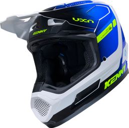 Casque Integral Kenny Performance Bleu/Blanc — vue 2
