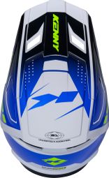 Casque Integral Kenny Performance Bleu/Blanc — vue 4