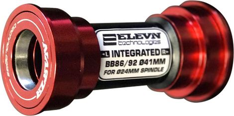 Elevn PF24 Press-Fit Bottom Bracket 86-92mm Red
