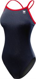 TYR Women's Hexa Diamondfit Swimsuit Black/Red