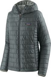Chaqueta de pluma de mujer Patagonia Nano Puff Hoody Gris S