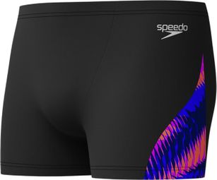 Heren Speedo Eco+ Allov Digi V-Cut Aquashort Boxerzwempak Zwart en Navy