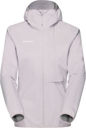 Mammut Ducan Light Hs Hooded Waterdichte Jas Paars Dames