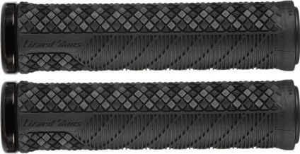 Paire de Grips Lizard Skins Charge Evo Lock-On Noir Jet