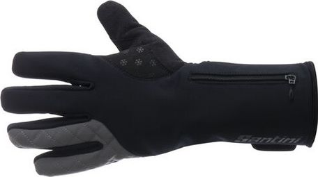 Winterhandschuhe Santini Fjord Schwarz