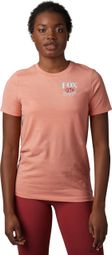 T-Shirt Fox Predominant Femme Saumon Rose