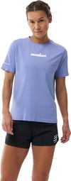 Compressport Training Ironman 2026 T-Shirt, blau/weiß, Damen