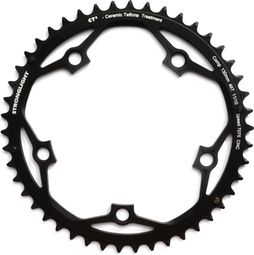 Stronglight Shimano / Sram Äußeres Kettenblatt 130 Lochkreis Typ S CT2 5-Speichen 2x10/11S Schwarz