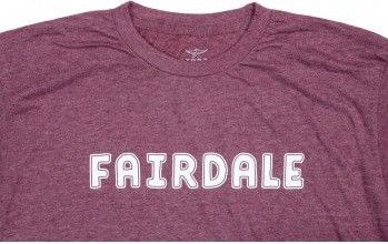 T-Shirt Manches Courtes Fairdale Outline Heather Bordeaux