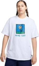 Camiseta de manga corta Nike SB Daisy para mujer Blanca