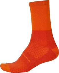 Chaussettes Hiver Endura Baabaa Mérino Orange