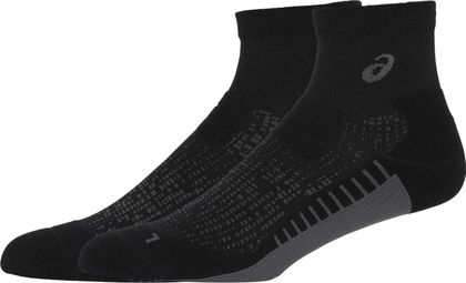 Unisex Asics Performance Run Quarter Socks Black