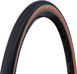 Schwalbe G-One Allround 700 mm Tubeless-Ready Gravel Tire, Soft, RaceGuard Addix E-25, Beige Sidewalls