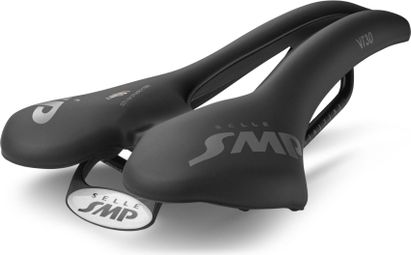 Sella SMP VT30 con binari in acciaio inossidabile nero