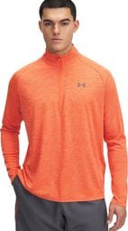 Haut 1/2 zip Under Armour Tech Orange Homme