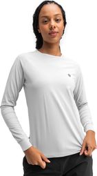 T-shirt randonnée manches longues femme Ascend Gris