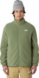 Heren The North Face Glacier Green Fleece Jacket