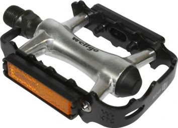 Newton Pédales VTT Alu Wellgo M248 - Noir - Paire Avec Roulements - Neuves