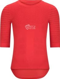 Unisex SpatzWear Race Layer Kurzarm Unterhemd Rot