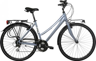 Vélo de Ville Femme Bicyklet Juliette Shimano Acera/Tourney 8V 700 mm Bleu