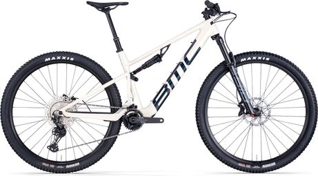 Bicicleta eléctrica de montaña con suspensión total BMC Fourstroke AMP LT Two Shimano  12 V 360 Wh TQ 60 Nm 29'' Blanco 2026
