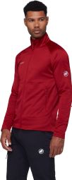 Mammut Crag ML Men's Red Fleece Jacket