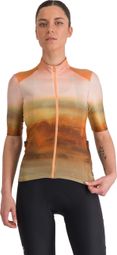 Maillot Manches Courtes Femme Sportful Flow Supergiara Beige