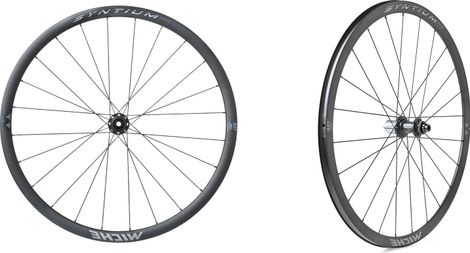 Pair of Miche Syntium Aero DX Tubeless 700 Disc Wheels | 12x100mm | 12x142mm | Centerlock