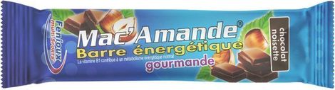 Fenioux Mac'Amande chocolate hazelnut energy bar 27g