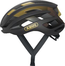 Abus AirBreaker Road Helm Schwarz / Gold