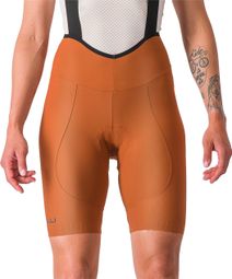 Women's Castelli Espresso DT Brown Bib shorts