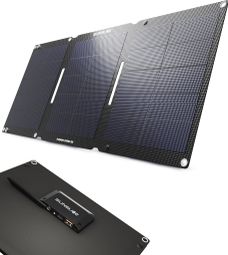 Sunslice Fusion Core 22 Panneau Solaire Portable Pliable 22W USB-C  USB-A et DC pour Randonnée  Bikepacking et Camping