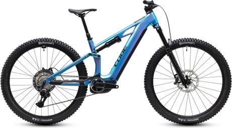 Cube Stereo Hybrid One44 HPC SLX 800 Electric Full-Suspension Mountain Bike with Shimano 12V, 800 Wh, Bosch 120 Nm, 29-inch Wheels, Dream Blue 2027