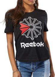 Tee-shirt Femme  Noir Reebok