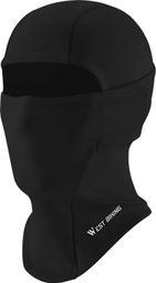 Cagoule Hiver Chaude Enfant Coupe Vent Elastique Tête Visage Noir